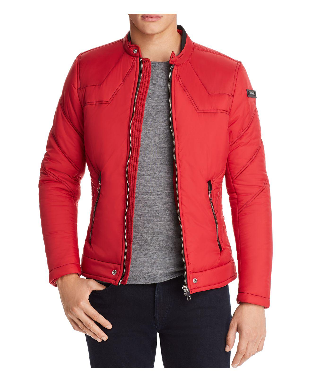 diesel jacket red