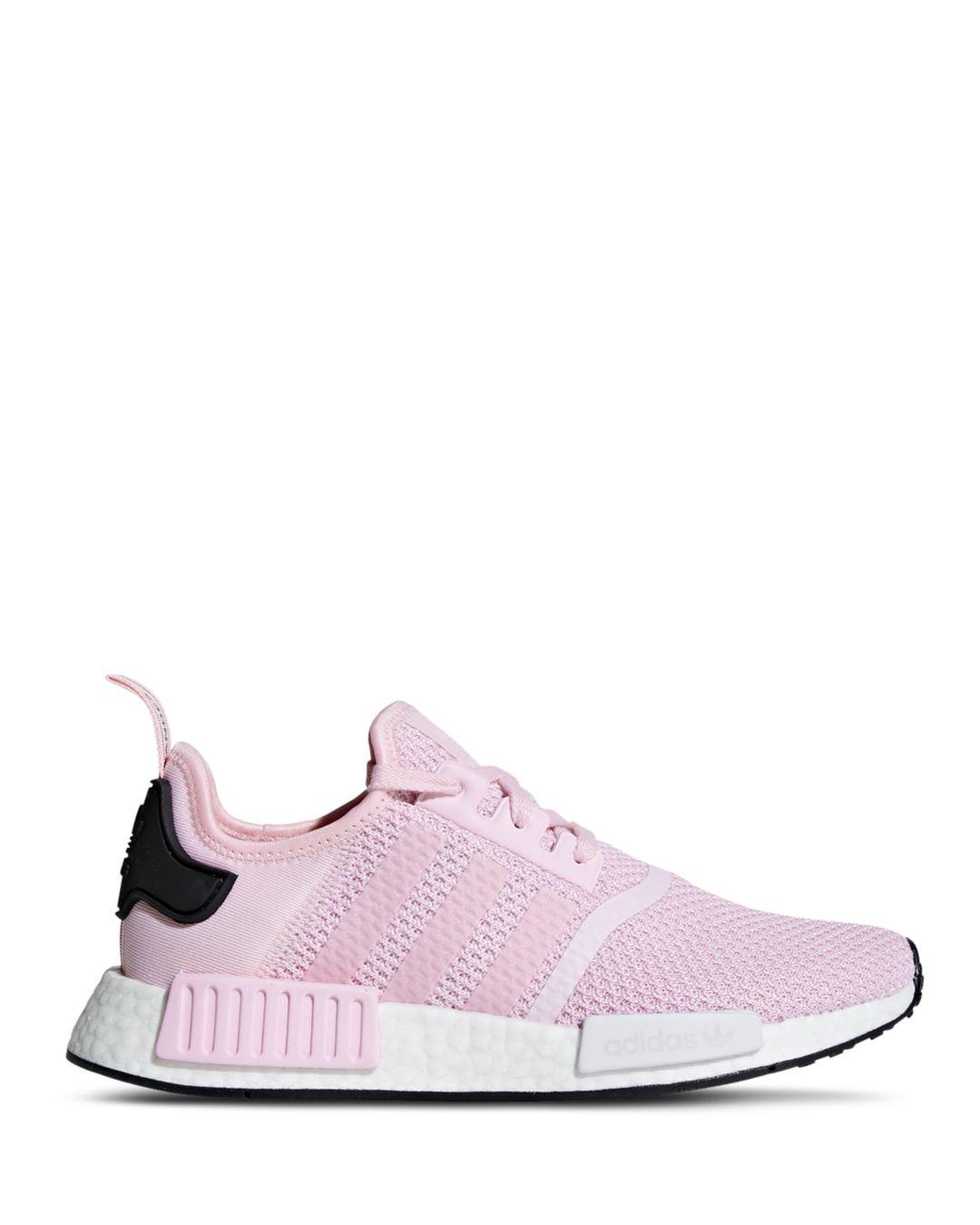 adidas women's nmd r1 knit lace up sneakers