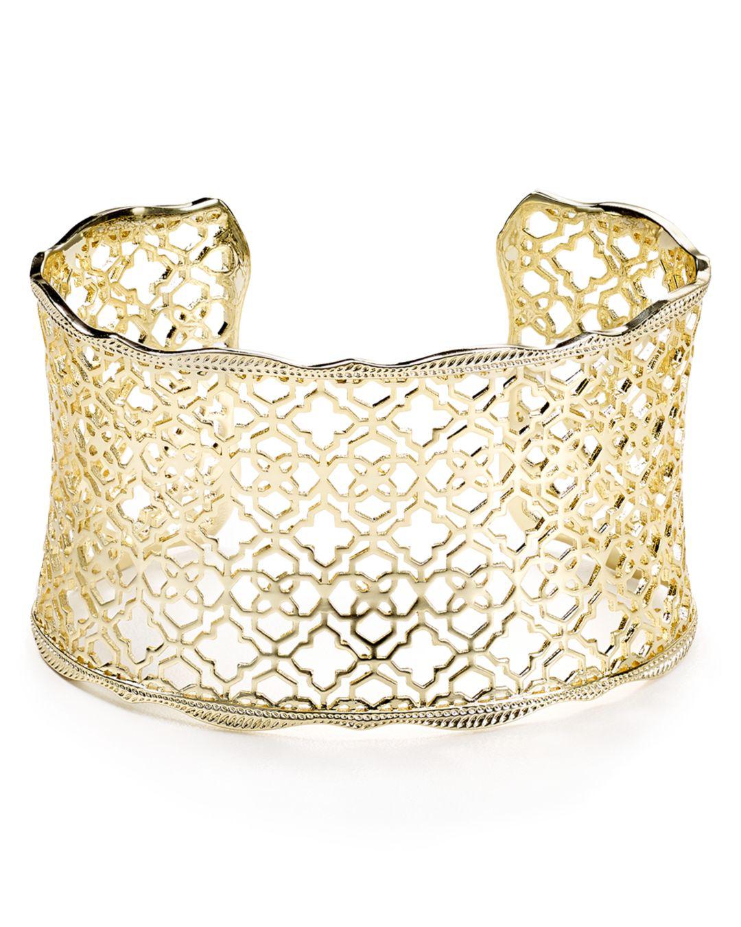 Kendra Scott Candice Cuff Bracelet in Gold (Metallic) Lyst