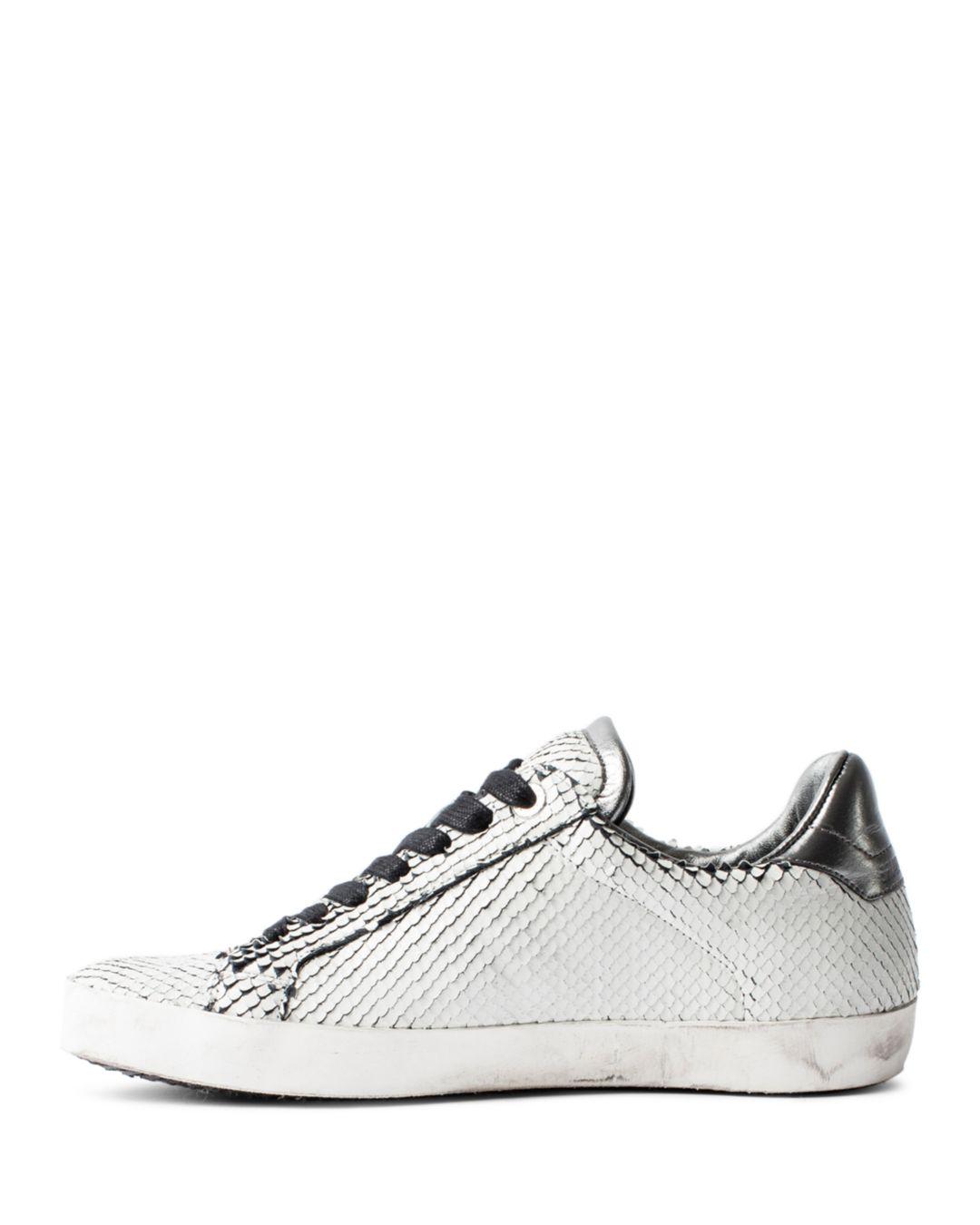Zadig & Voltaire Zadig Neo Keith Flash Sneakers in White - Lyst