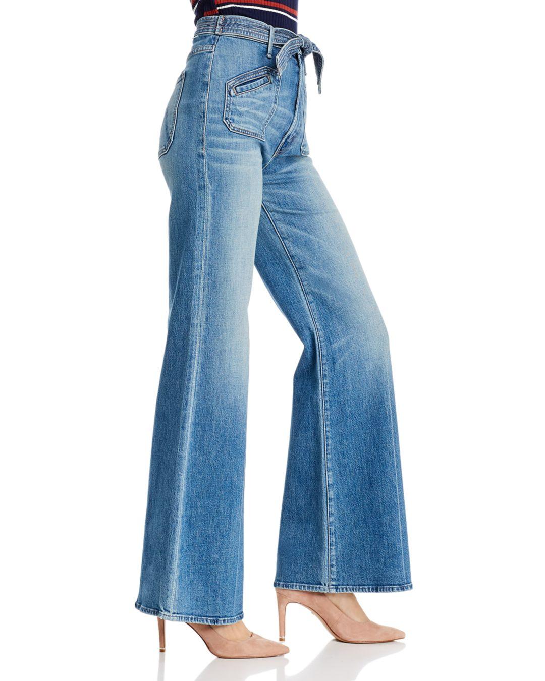 Mother Denim The Roller Tie Patch Wide 
