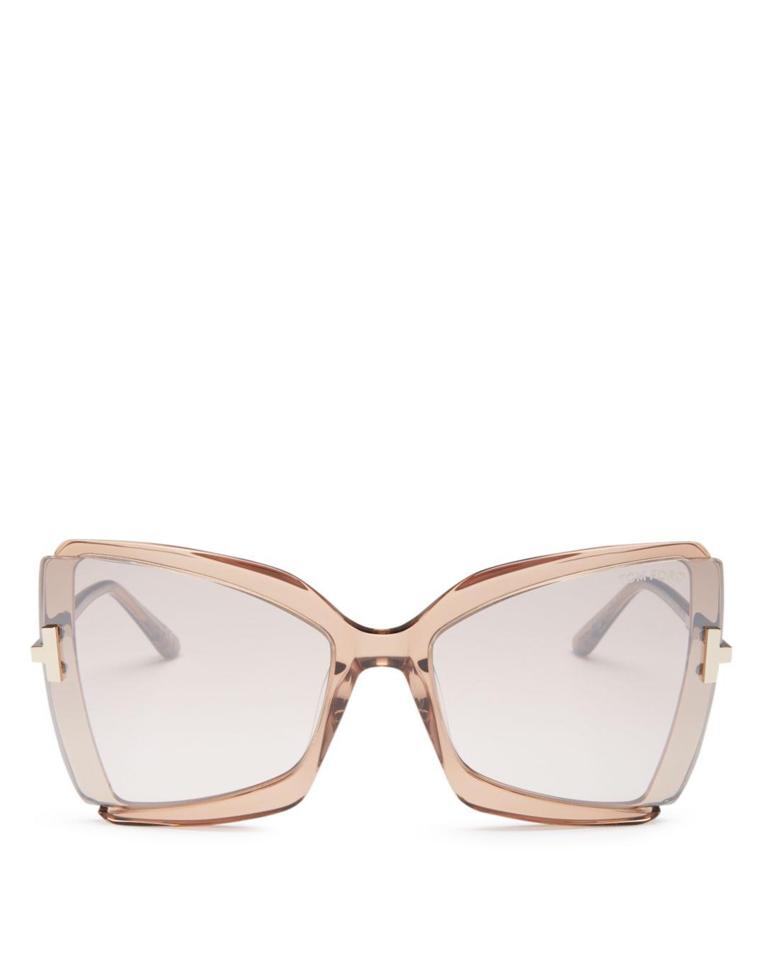 Tom Ford Gia Butterfly Sunglasses in 