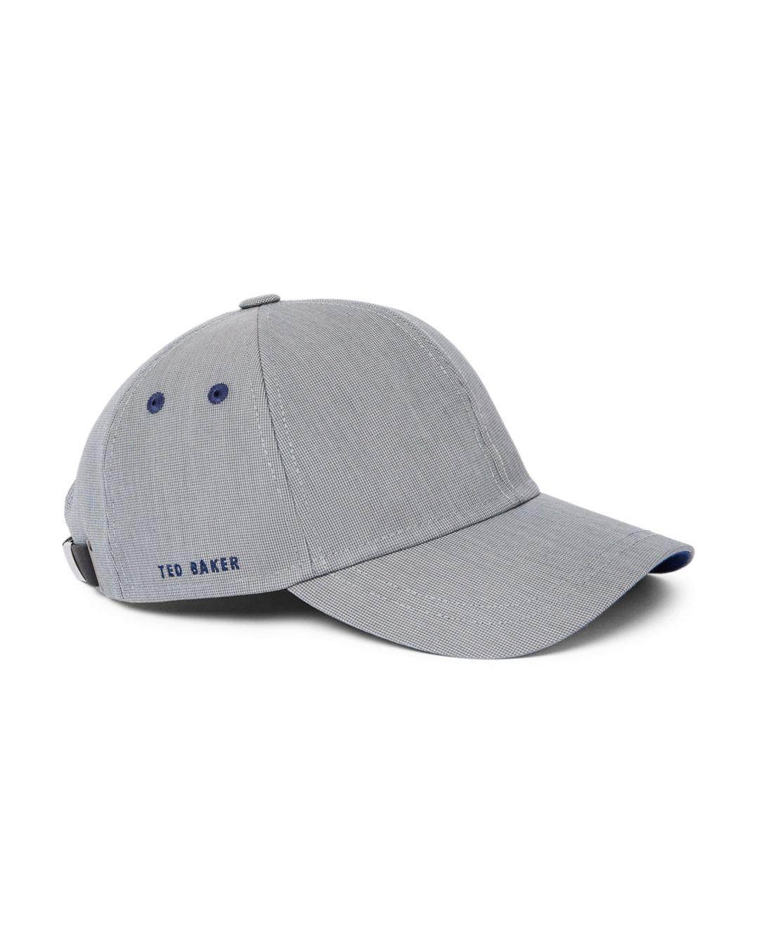 Ted Baker Synthetic Bristow Baseball Cap in Gray for Men - Lyst