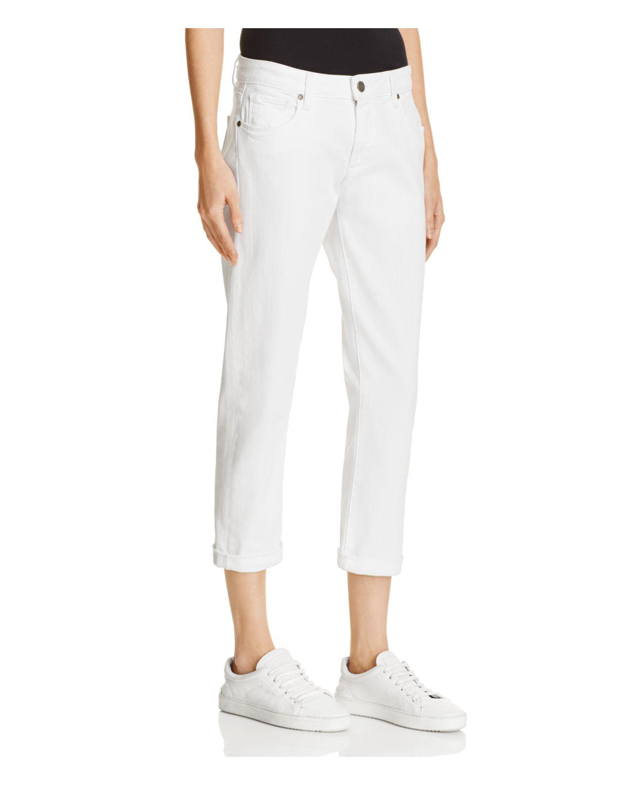 paige brigitte boyfriend jeans white