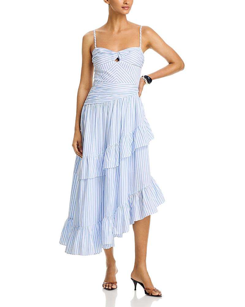 knee length dresses for ladies Runway Queen Halter Mini Dress Aqua main image 0