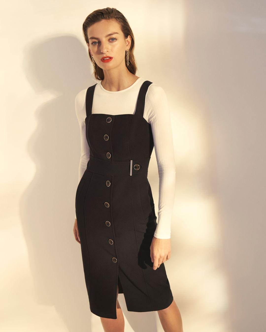 karen millen pinafore dress