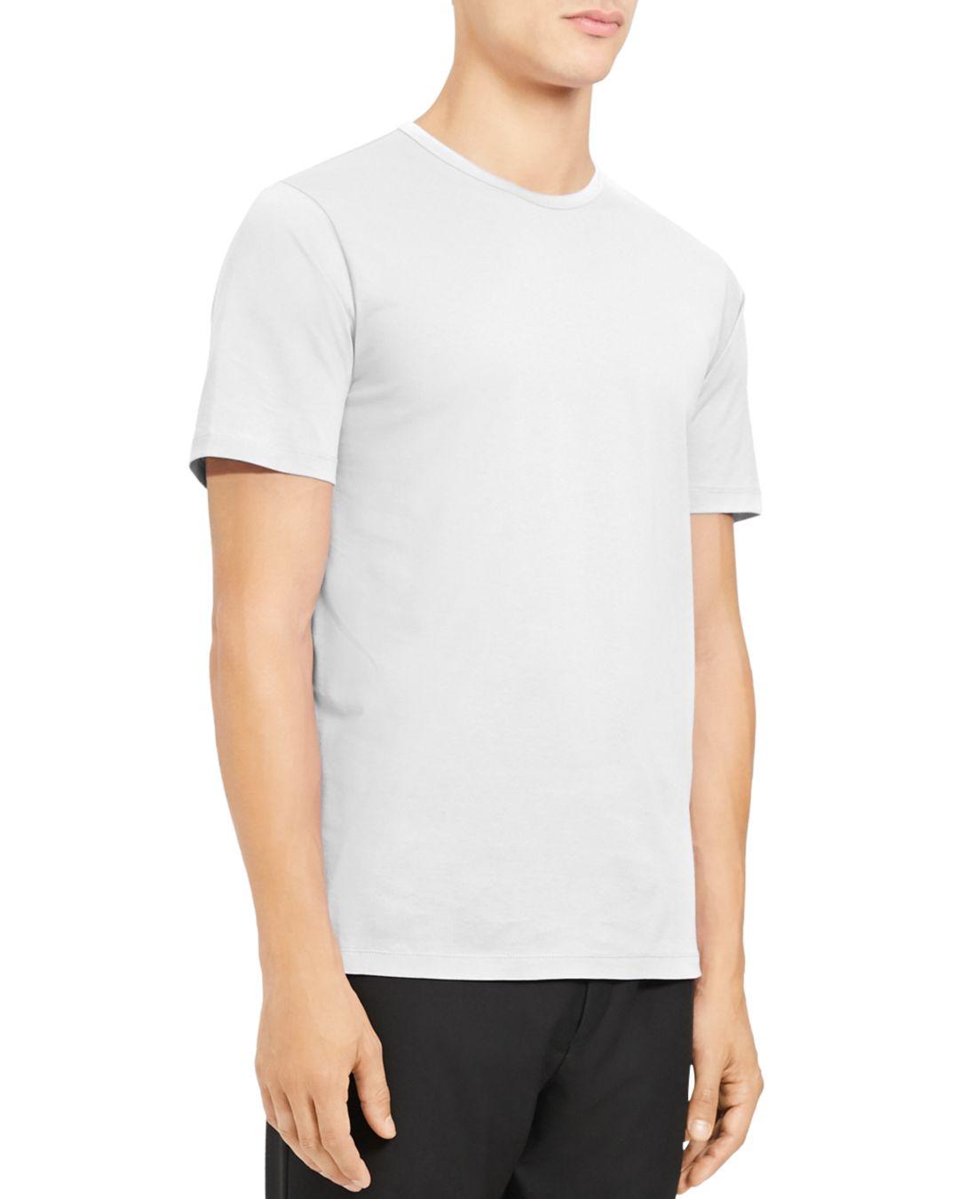 Theory Mens Precise Lux Cotton T-Shirt 