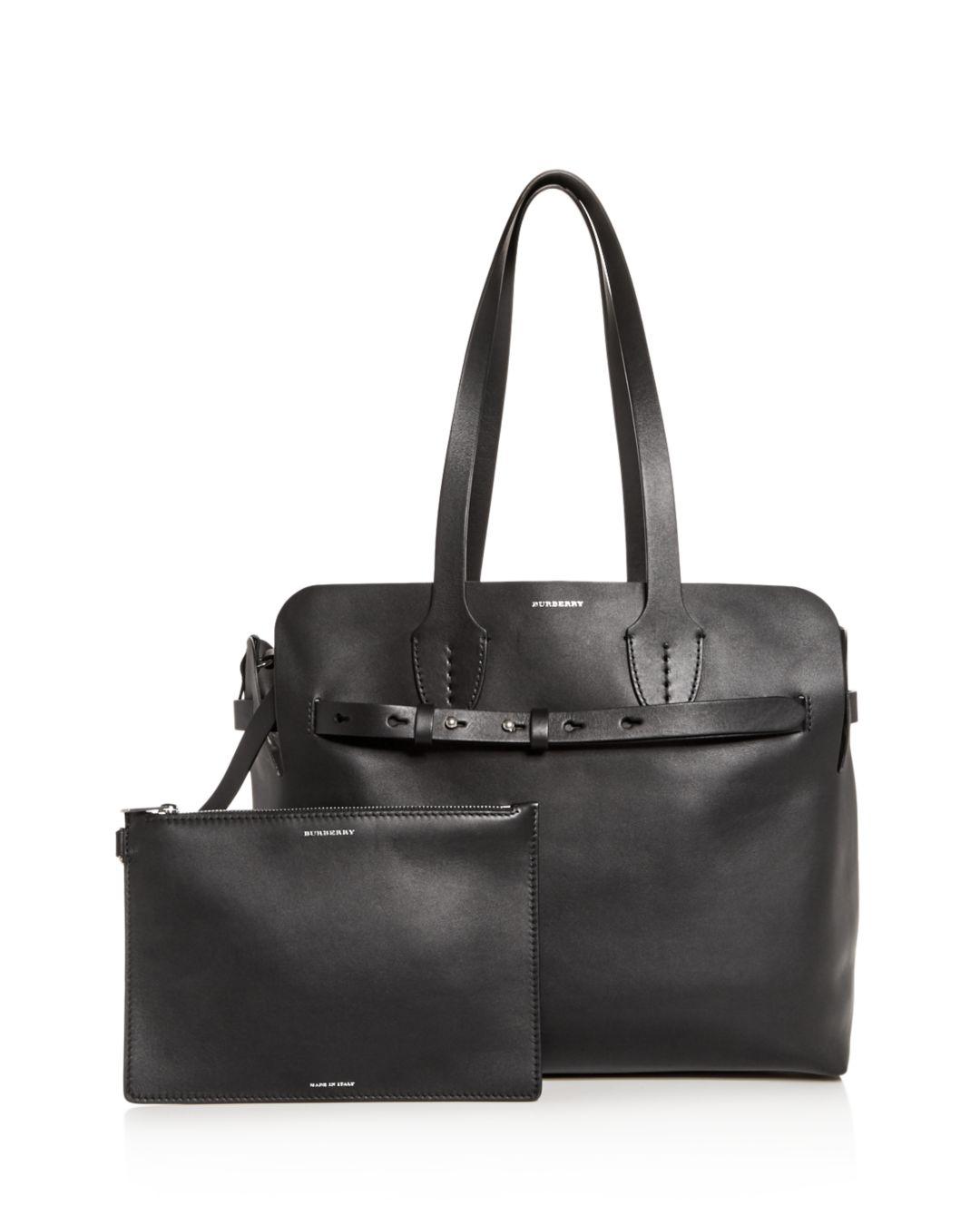 burberry medium leather belt bag
