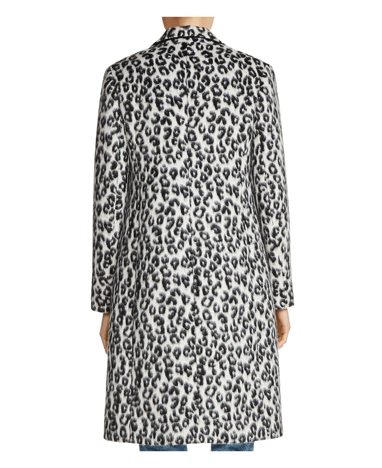 maje leopard coat