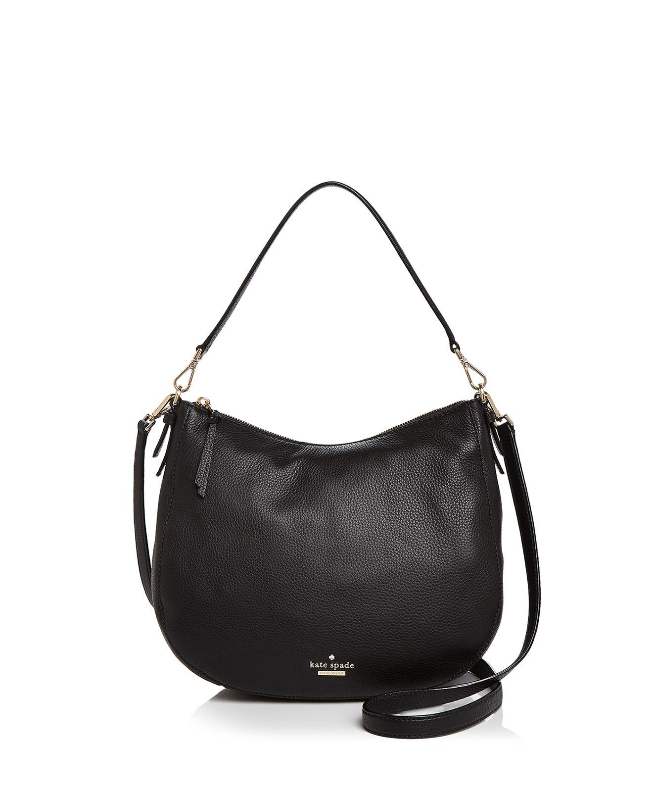 Lyst - Kate Spade Jackson Street Mylie Leather Shoulder Bag in Black