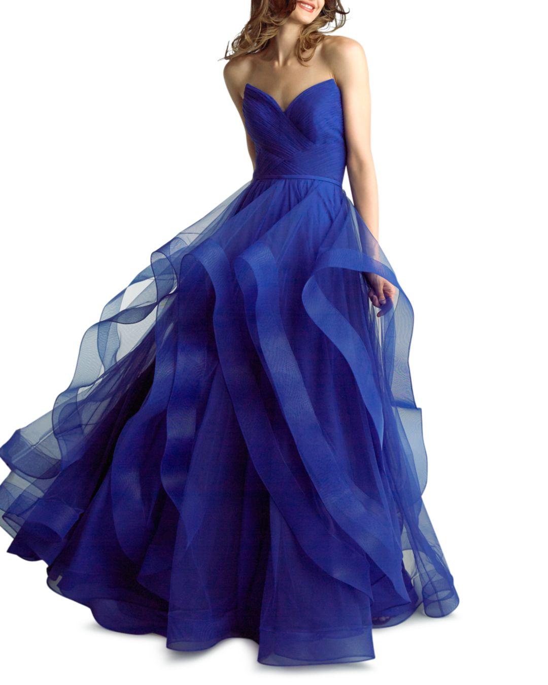 basix strapless ball gown