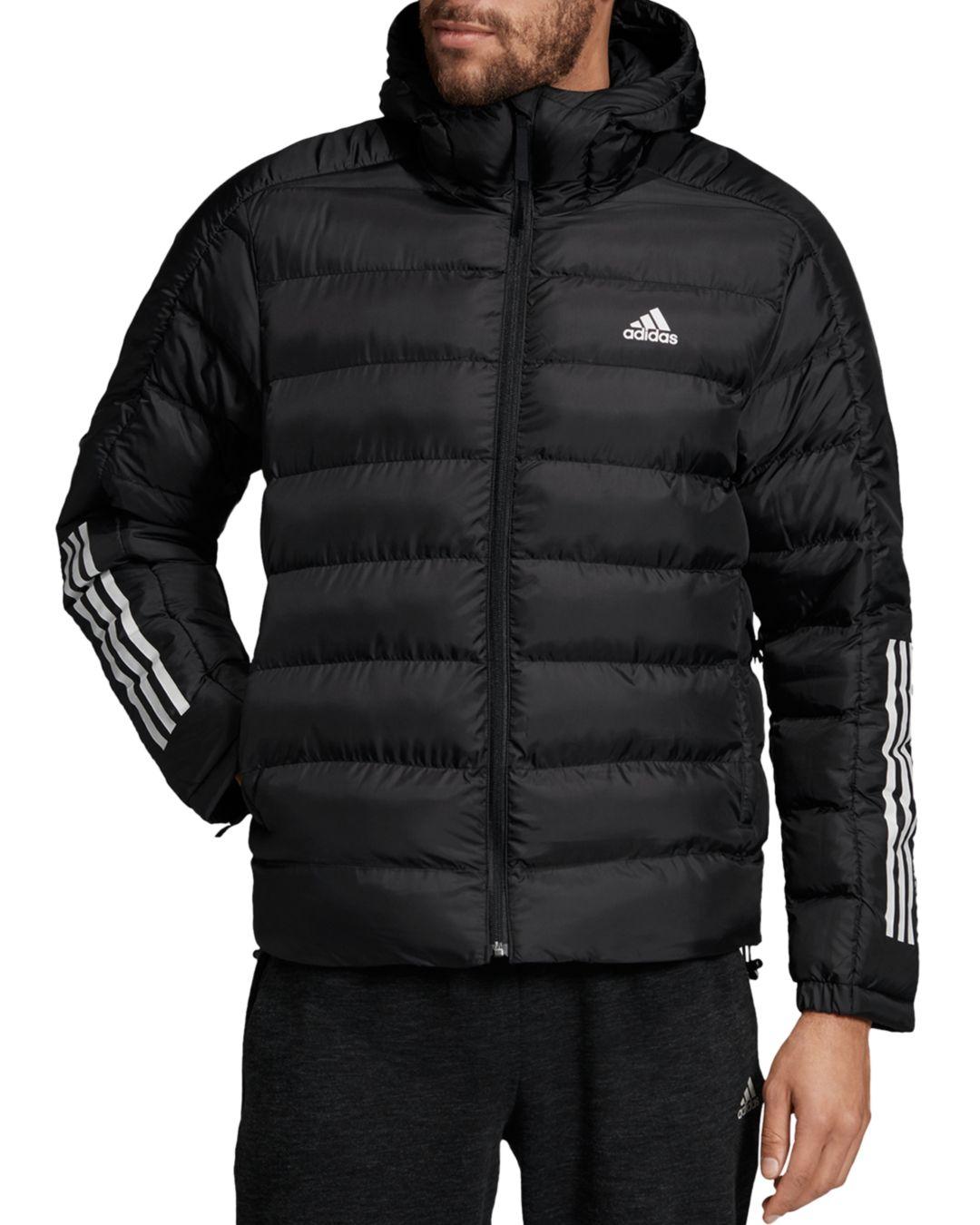 Adidas originals 3 cheap stripe padded jacket