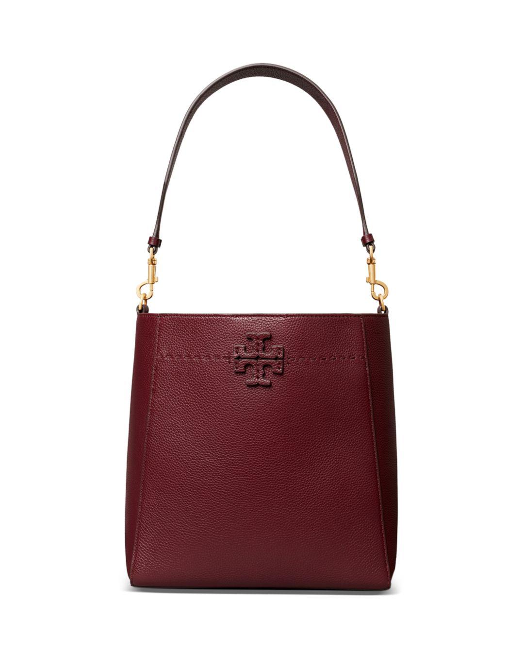 Tory Burch Mcgraw Hobo in Red | Lyst