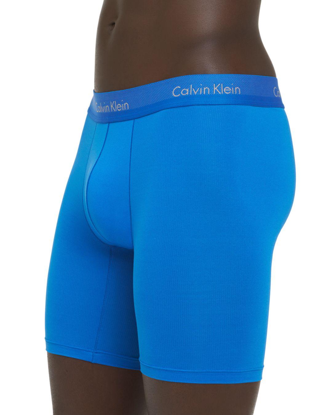 Calvin Klein Synthetic Underwear Light Boxer Briefs in Blue for Men - Lyst