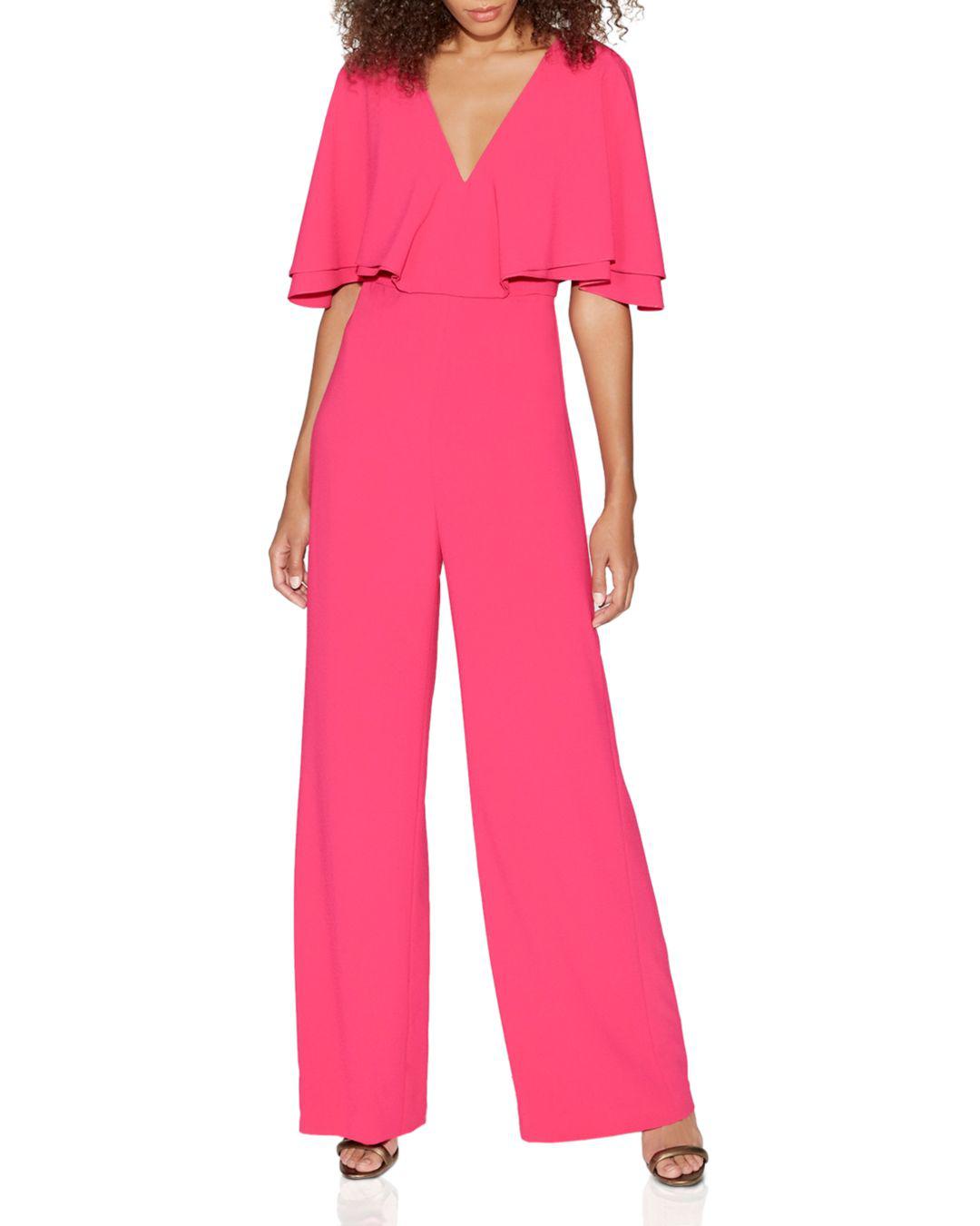 cape overlay jumpsuit