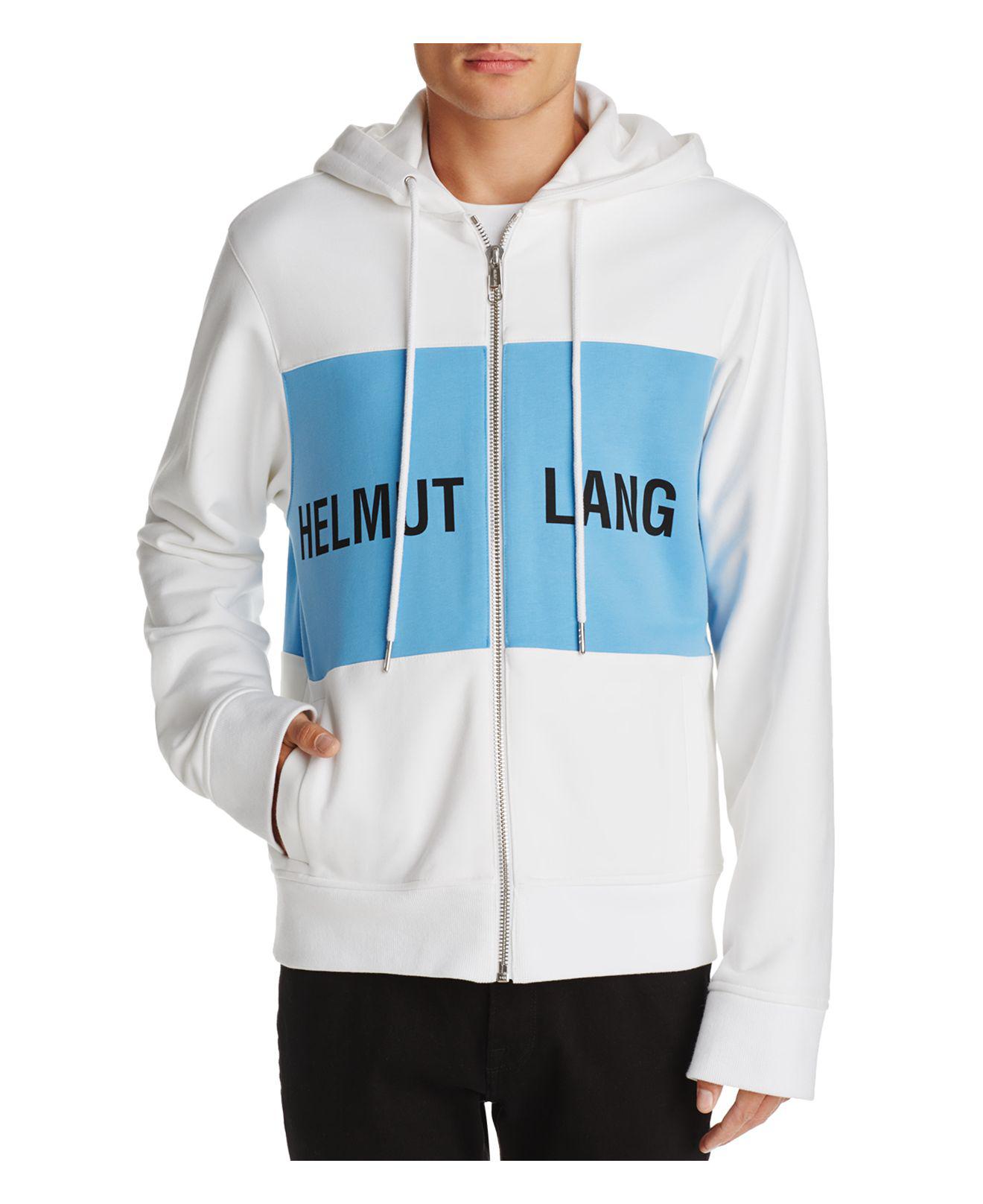helmut lang hoodie white