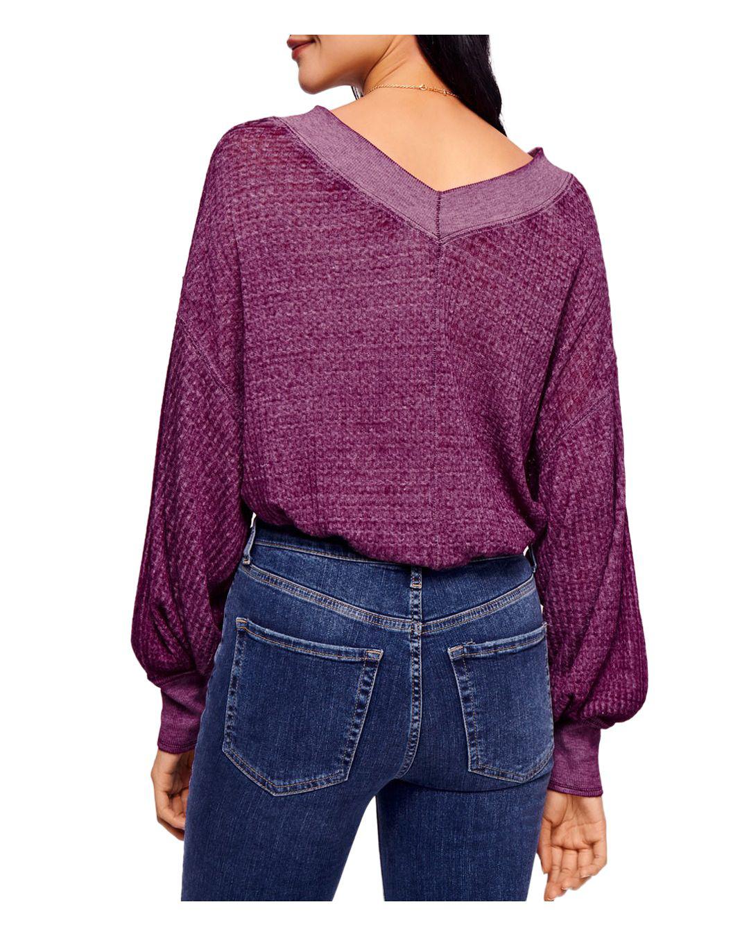 free people south side thermal top