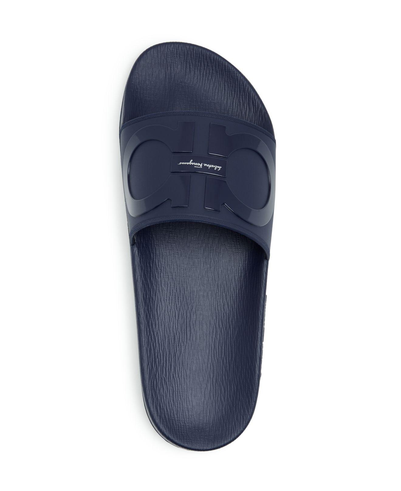salvatore ferragamo men's slide sandals