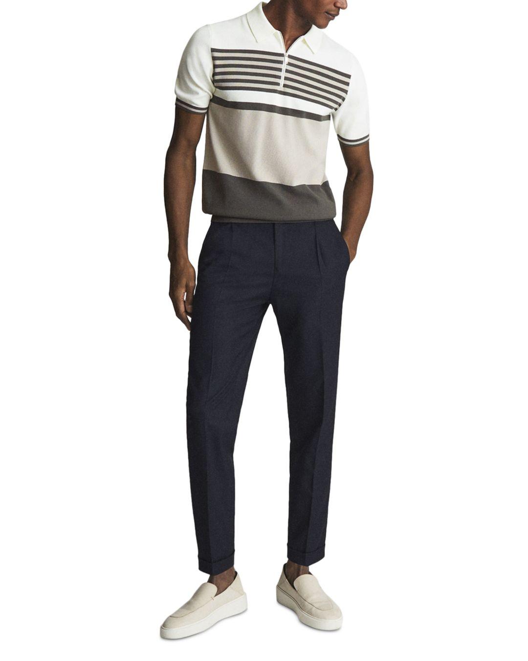 Captain Half - Zip Polo Shirt for Men 