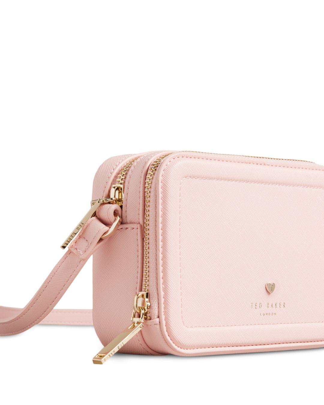 Ted Baker Stinah Heart Studded Small Camera Crossbody Bag in Pink Lyst