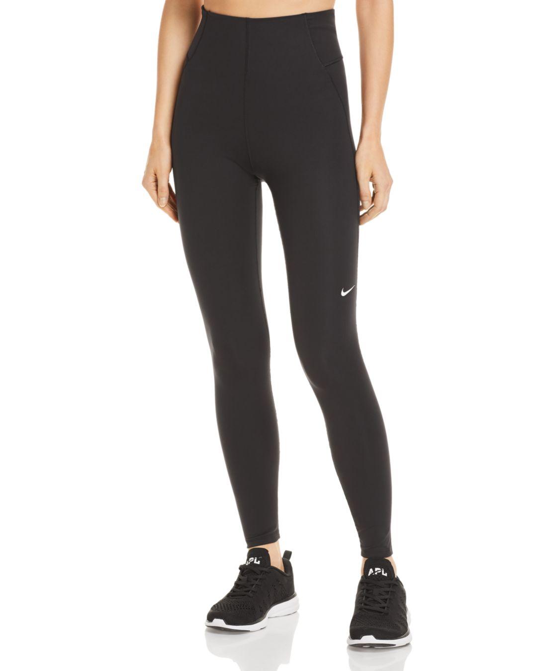 Nike Sculpt Victory Tight Compression Leggings in Black/Black (Black) - Save 63% - Lyst