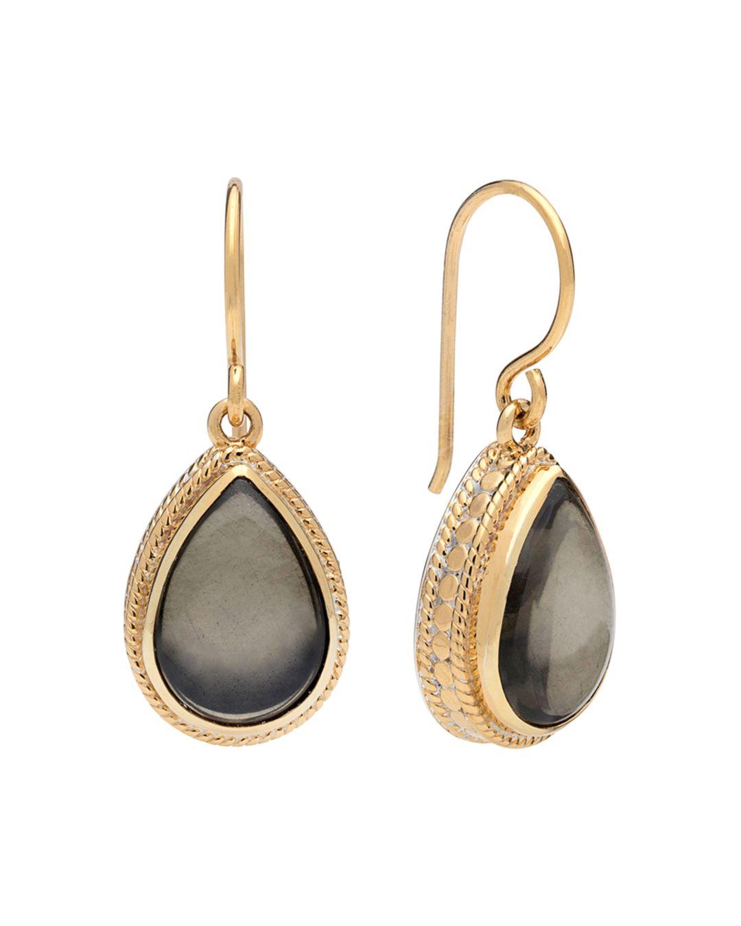 Anna Beck Pyrite Drop Earrings In 18k Gold - Plated Sterling Silver in ...