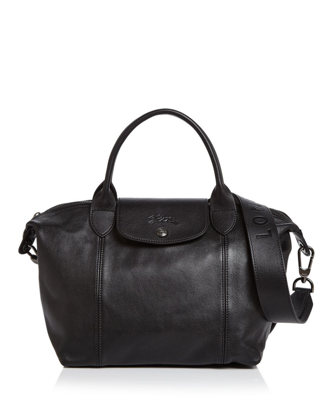 Longchamp Leather Le Pliage Cuir Small Shoulder Bag - Lyst