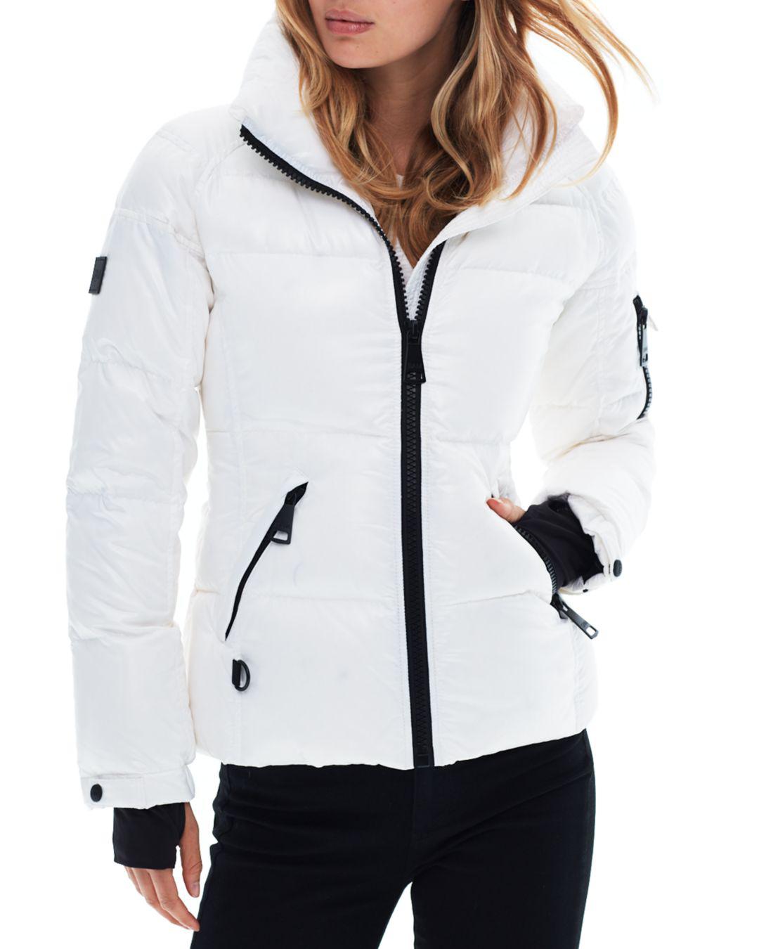 Lyst - Sam. Freestyle Down Jacket in White