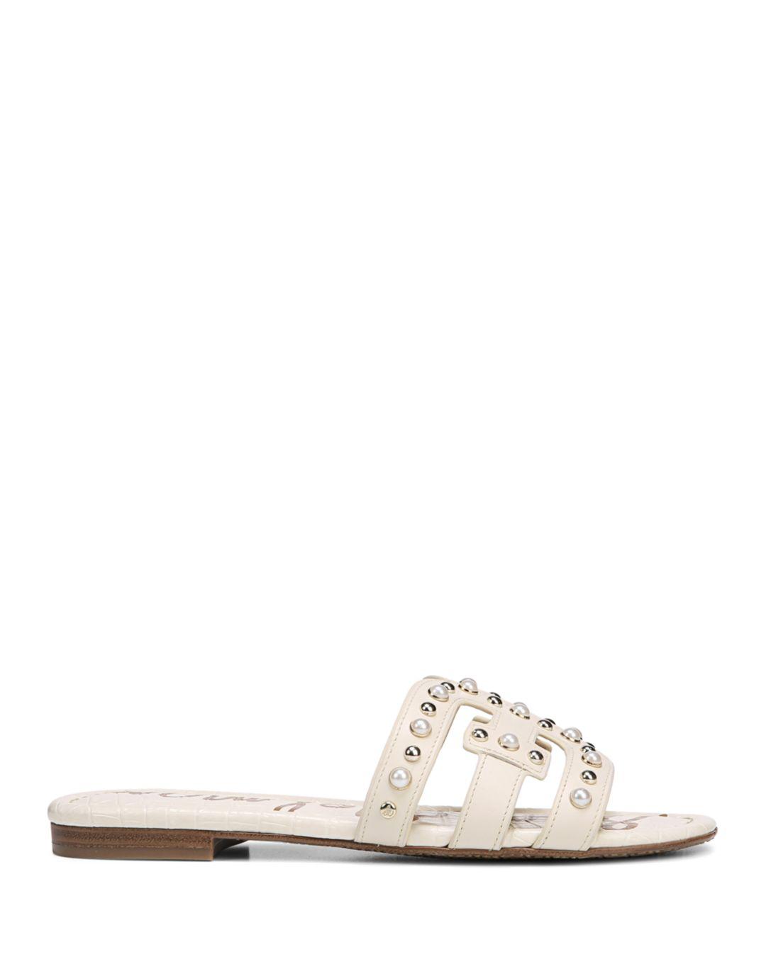 bay 2 embellished slide sandal