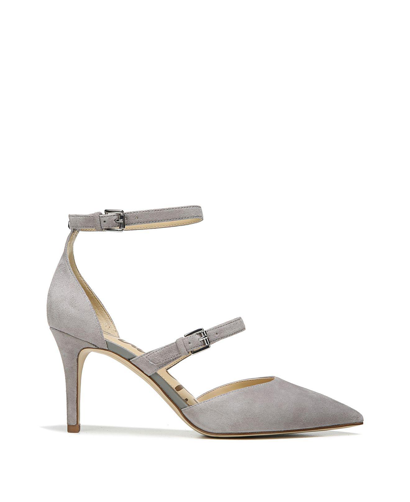 Sam Edelman Thea Pointed Toe D'orsay Ankle Strap Pumps - Lyst
