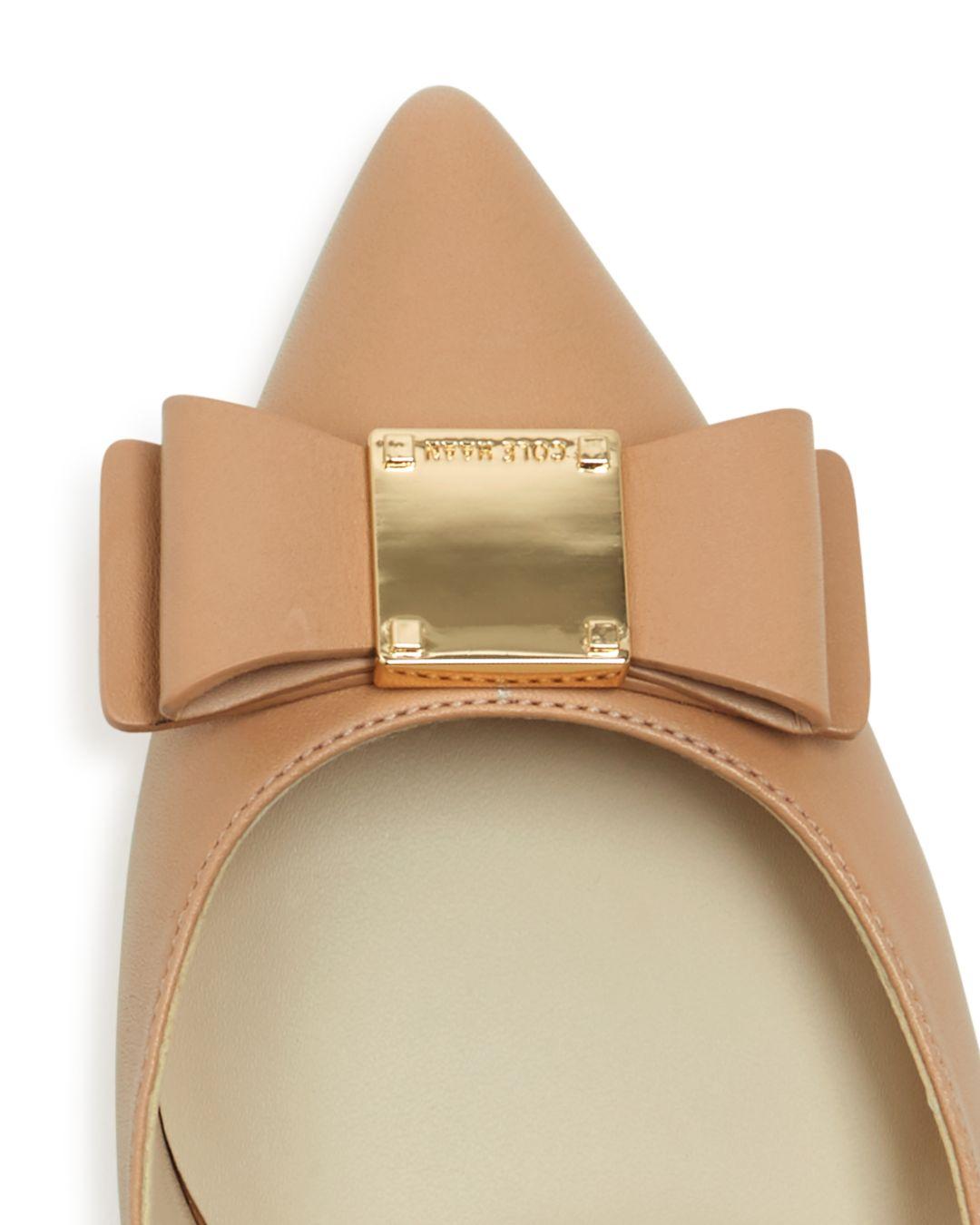 cole haan tali bow slingback pumps