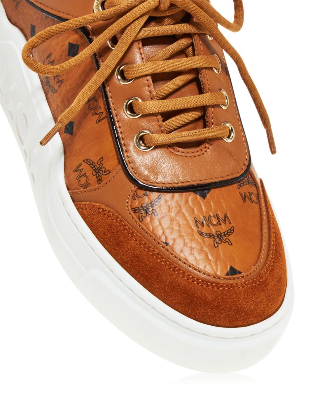 mcm skyward platform sneakers