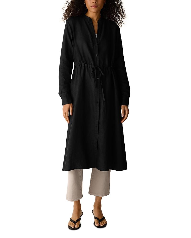 chinese dress ladies Stretch Silk Jersey w/Crepe de Chine Dress – Eileen Fisher Renew main image 1