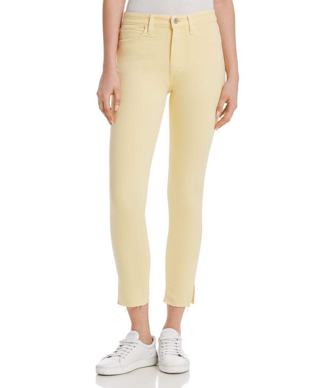 pale yellow jeans