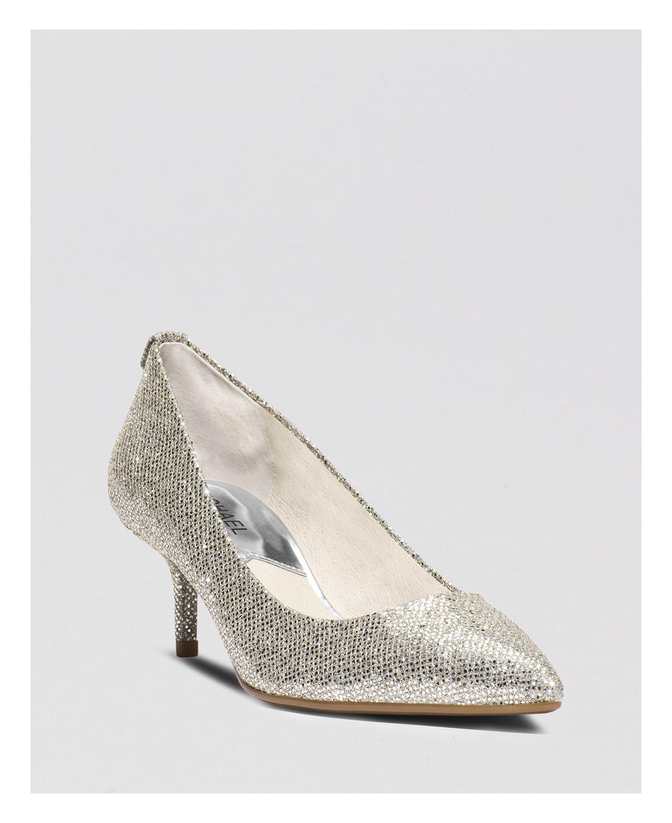 silver kitten shoes