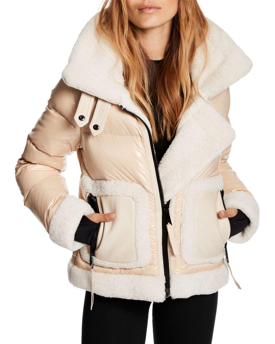 sam shearling puffer