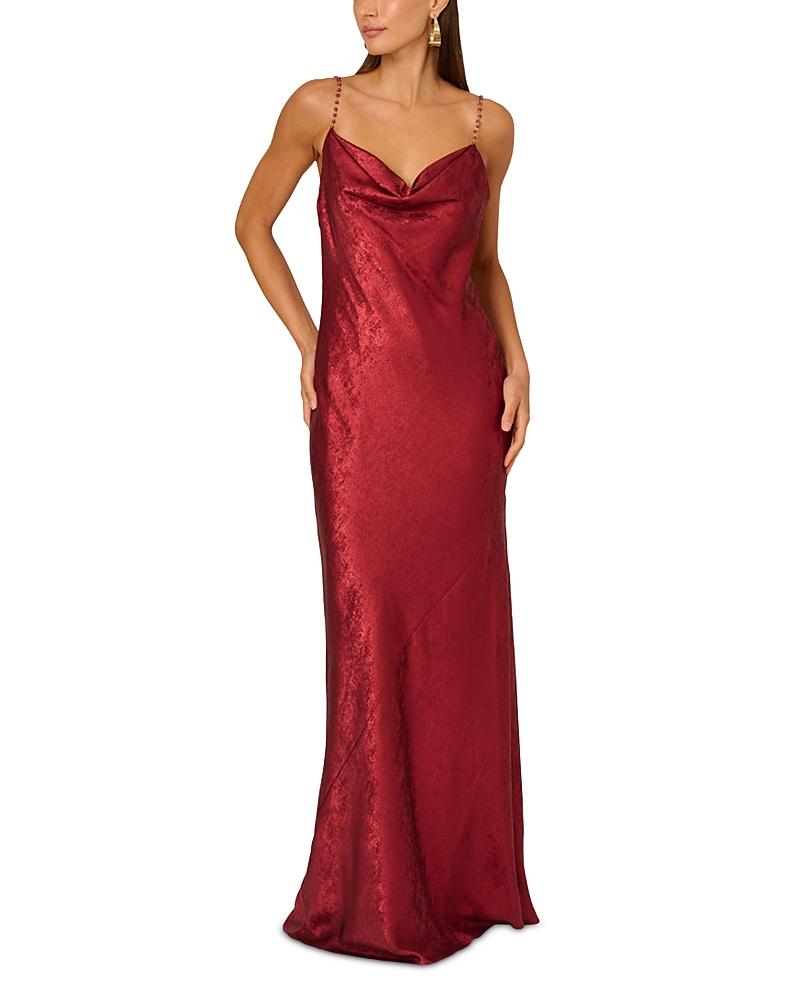 Adrianna Papell Satin Dresses for Women | Lyst