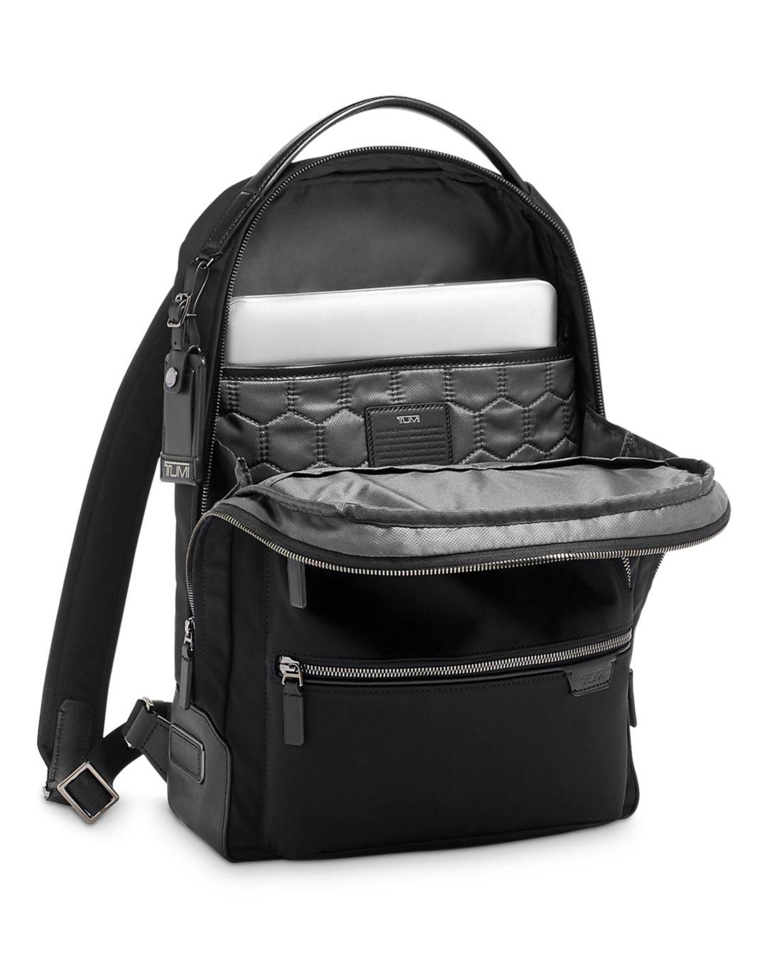 tumi harrison backpack leather