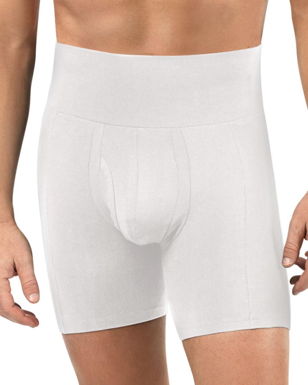 Spanx Cotton Slim - Waist Boxer Briefs in White for Men - Lyst