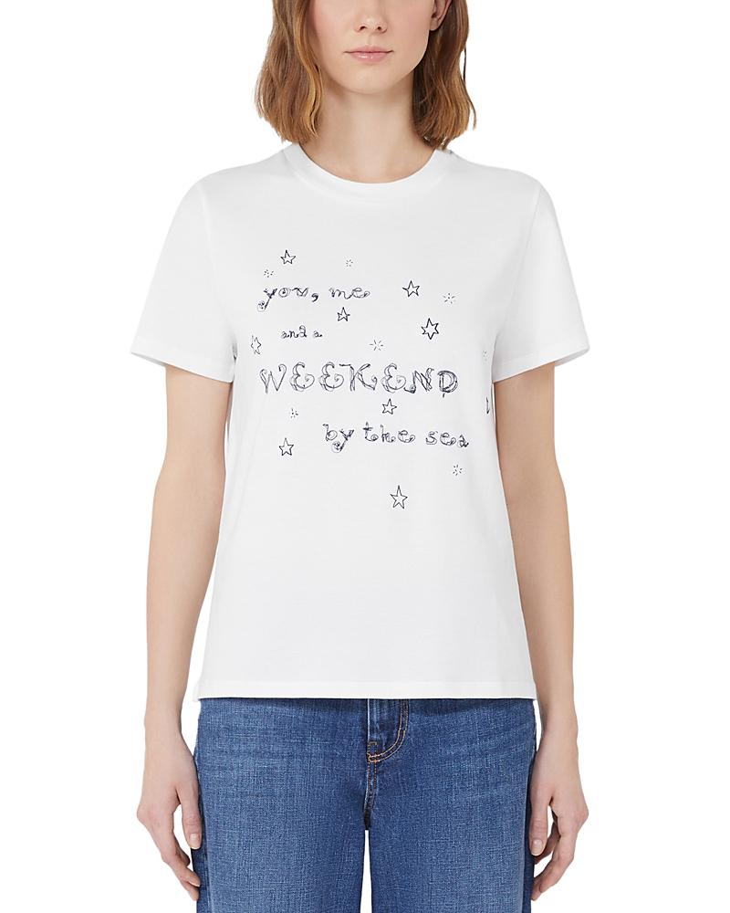 Tシャツ・カットソー WEEKEND MAX MARA Woman T-Shirt Natural 2515941032600 010 Women's Elegant T-Shirts and Tops | Weekend Max Mara