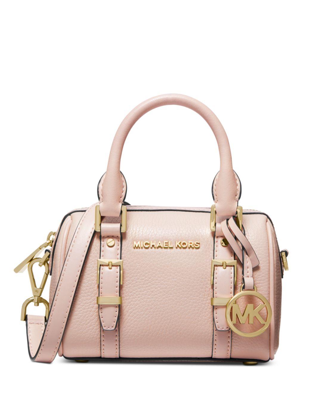 MICHAEL Michael Kors Michl Michl Kors Bedford Leather Crossbody Bag Small  Optic White, $148, Nordstrom