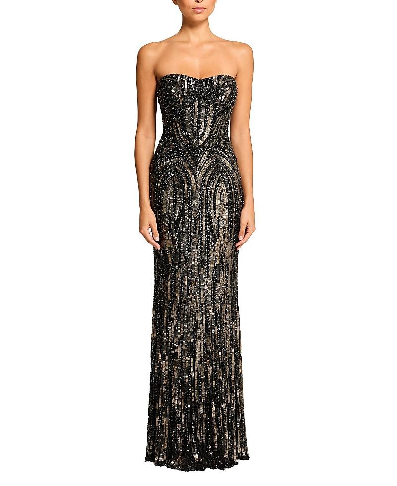 jenny packham beaded dress Jenny Packham Women's Lauretta Embellished Maxi Dress - Blue - Size 18 UK/14 US