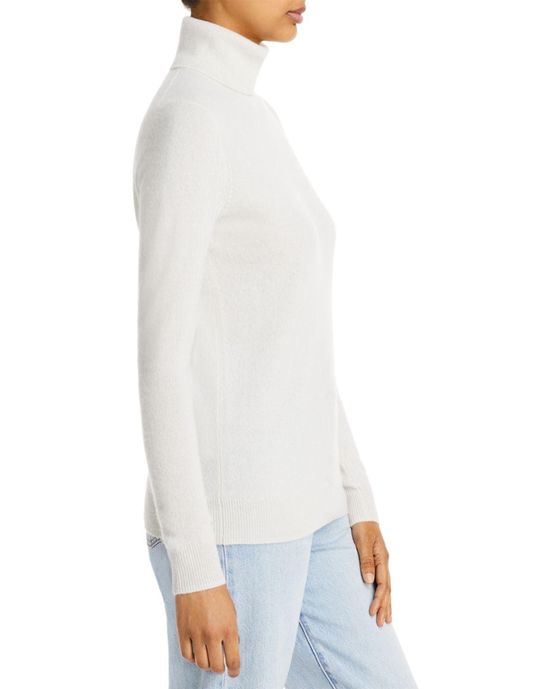 c by bloomingdale's women's cashmere turtleneck sweater
