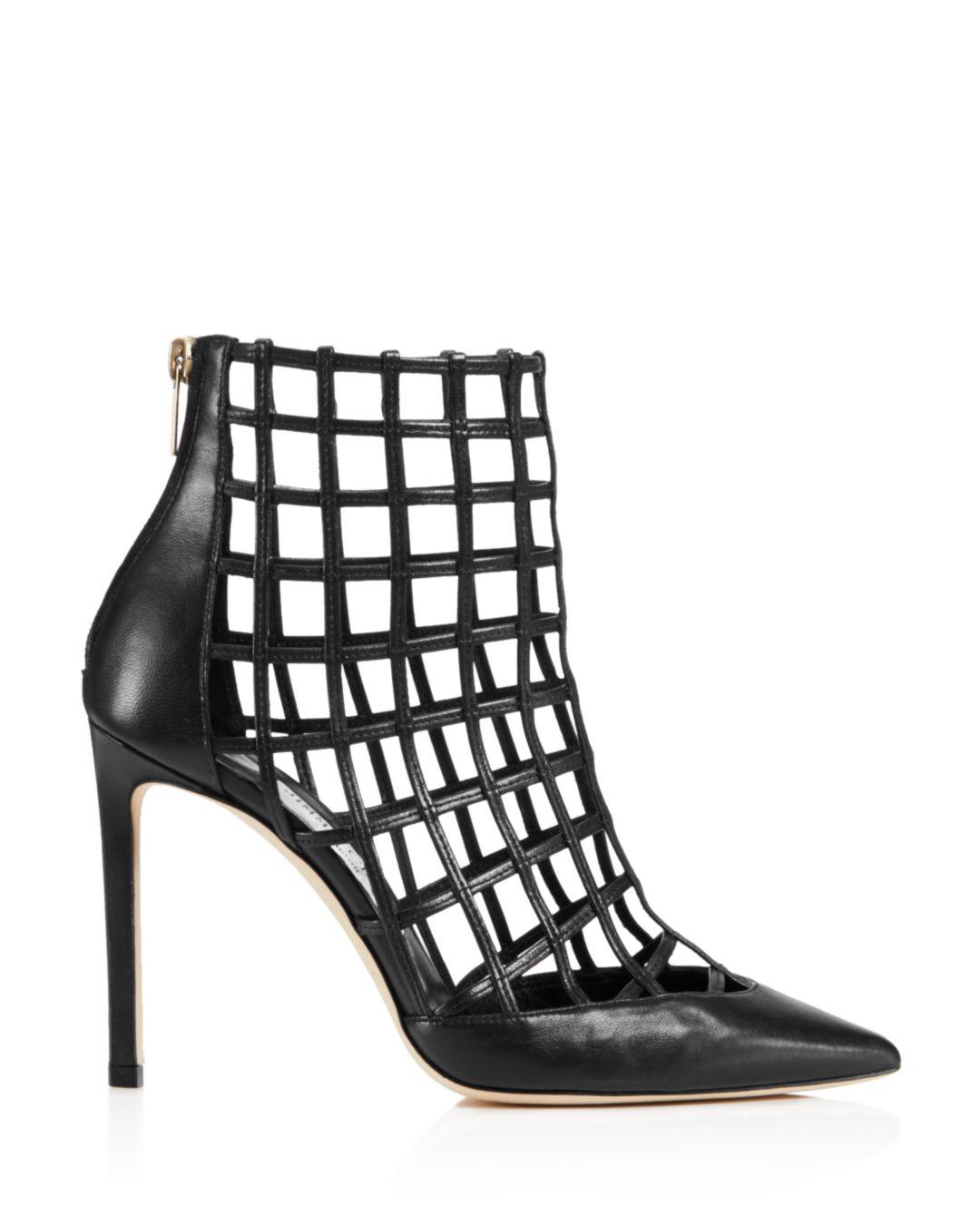 jimmy choo caged boots
