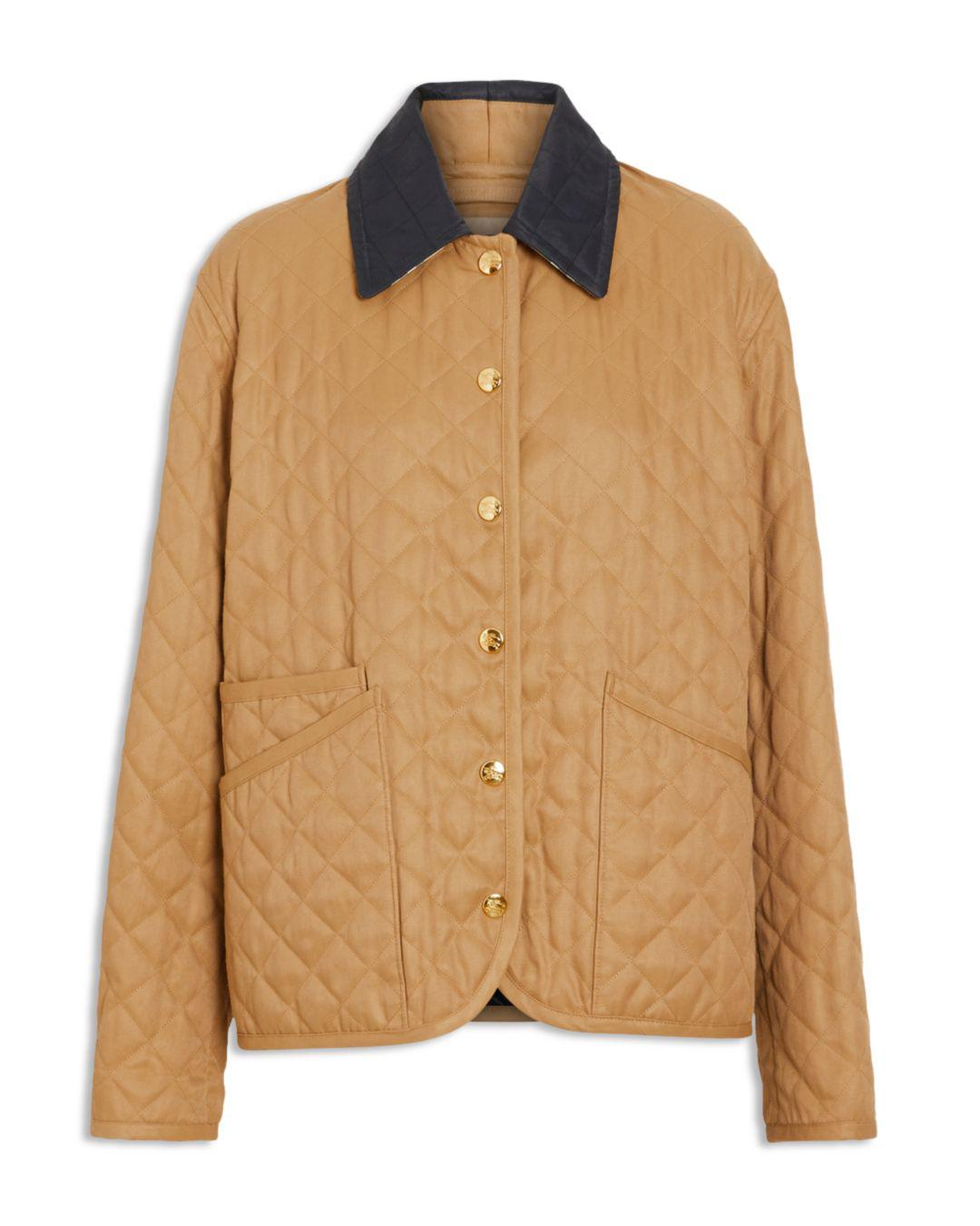 burberry heritage diamond quilted jacket