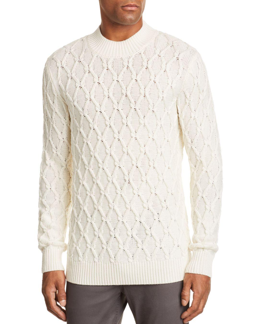 Scotch & Soda Cable - Knit Sweater for Men | Lyst