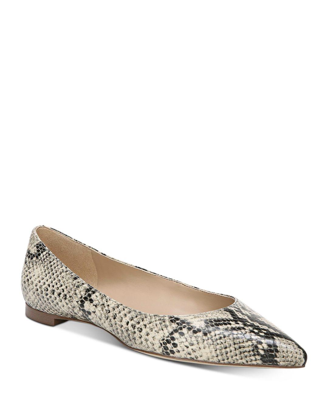 sam edelman snake print flats