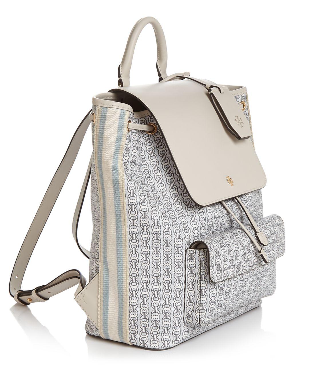 Tory Burch Gemini Link Canvas Backpack Lyst