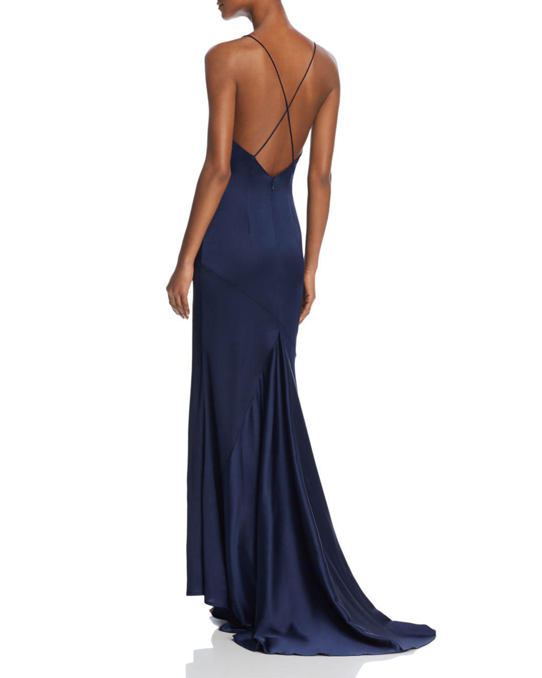 jarlo roxanne satin gown