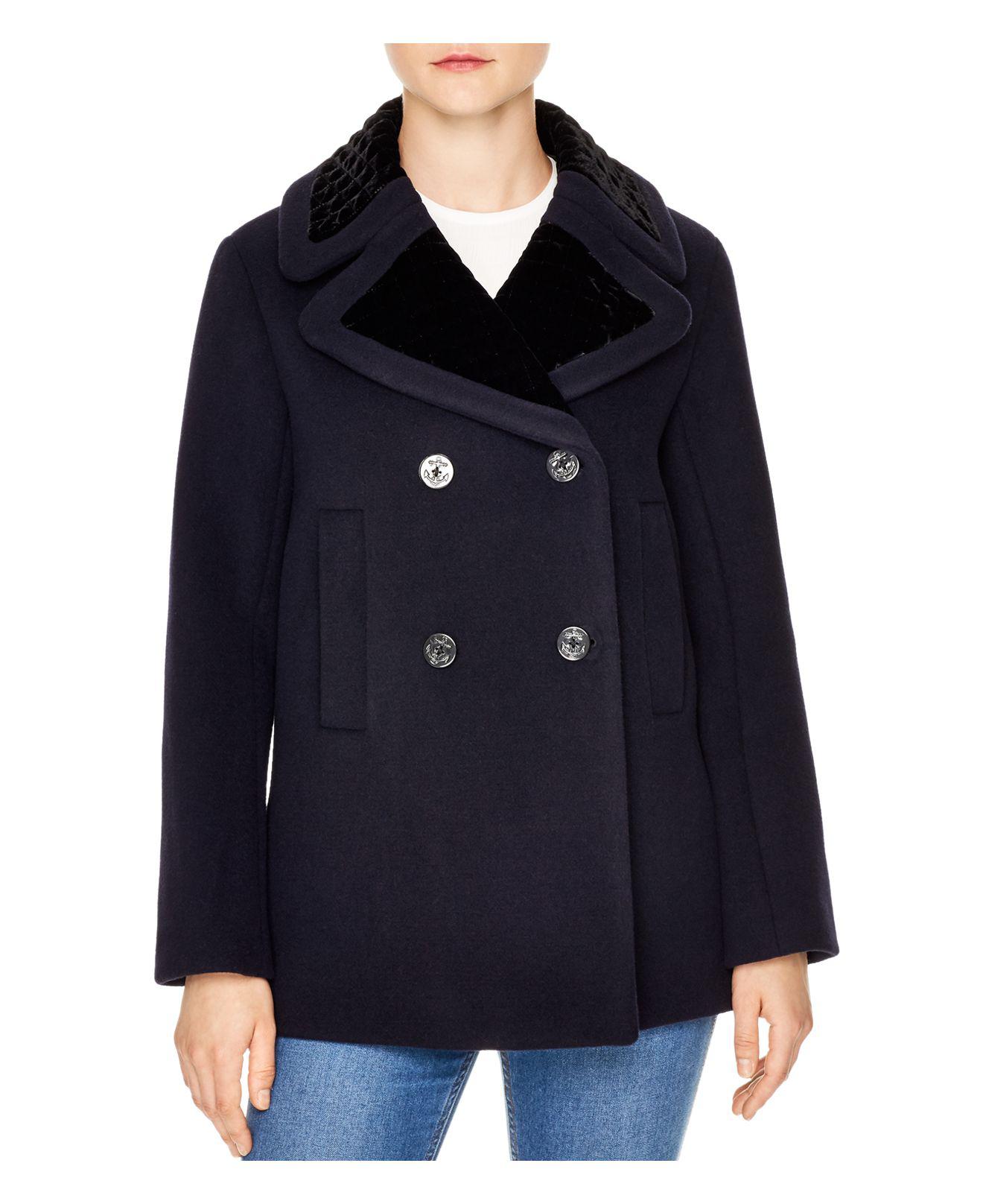 sandro peacoat